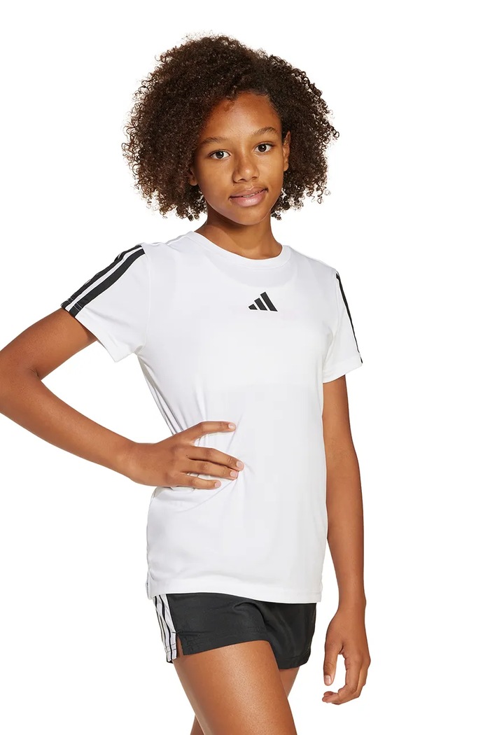 Detské tričko adidas okrúhly biela JJ5032