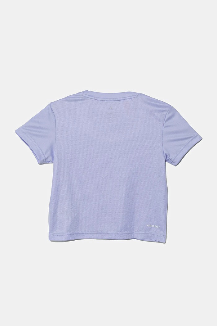 Dziewczynka adidas t-shirt dziecięcy JJ1068 niebieski