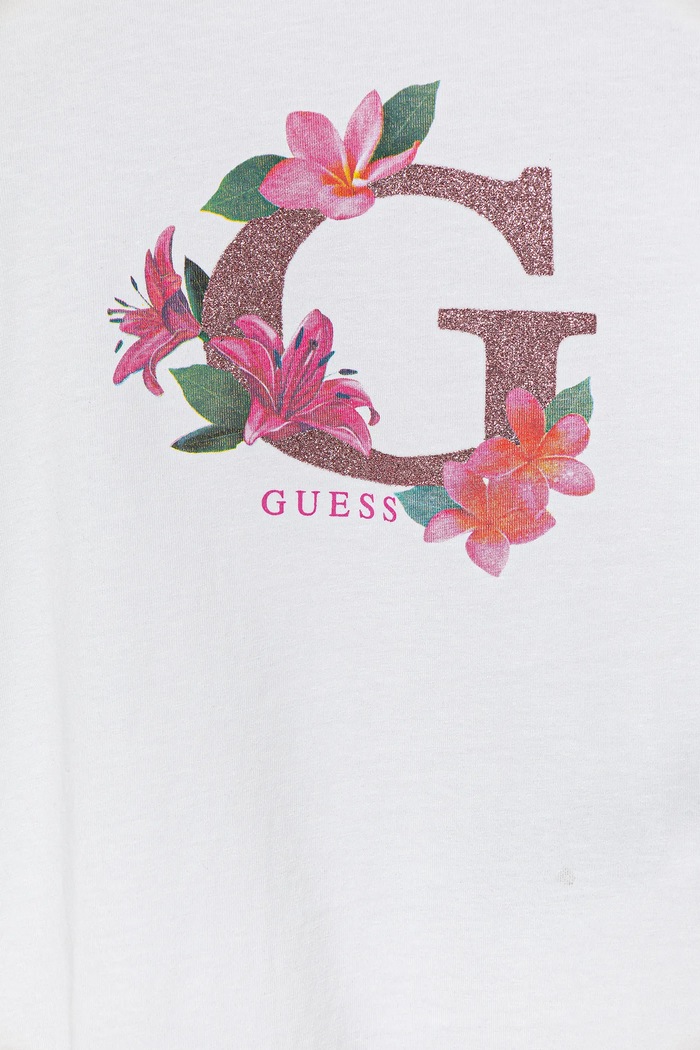 DÍVKA Dětské tričko Guess K5GI08.K6YW4.PPYA bílá