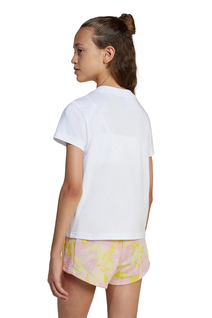 adidas t-shirt bawełniany dziecięcy JI6220 biały