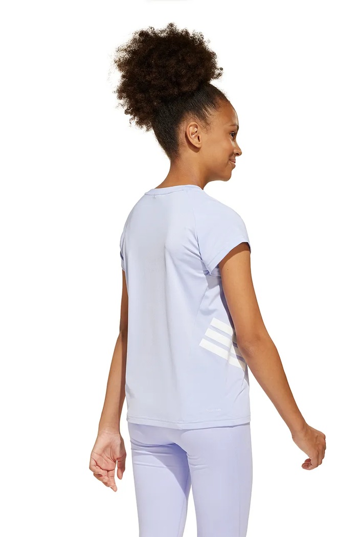 adidas t-shirt dziecięcy fioletowy JJ0993