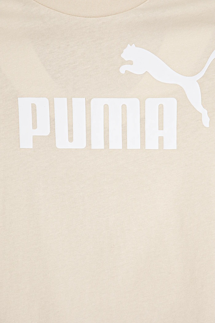 Dziewczynka Puma T-shirt dziecięcy ESS No. 1 Logo Tee 684892 beżowy