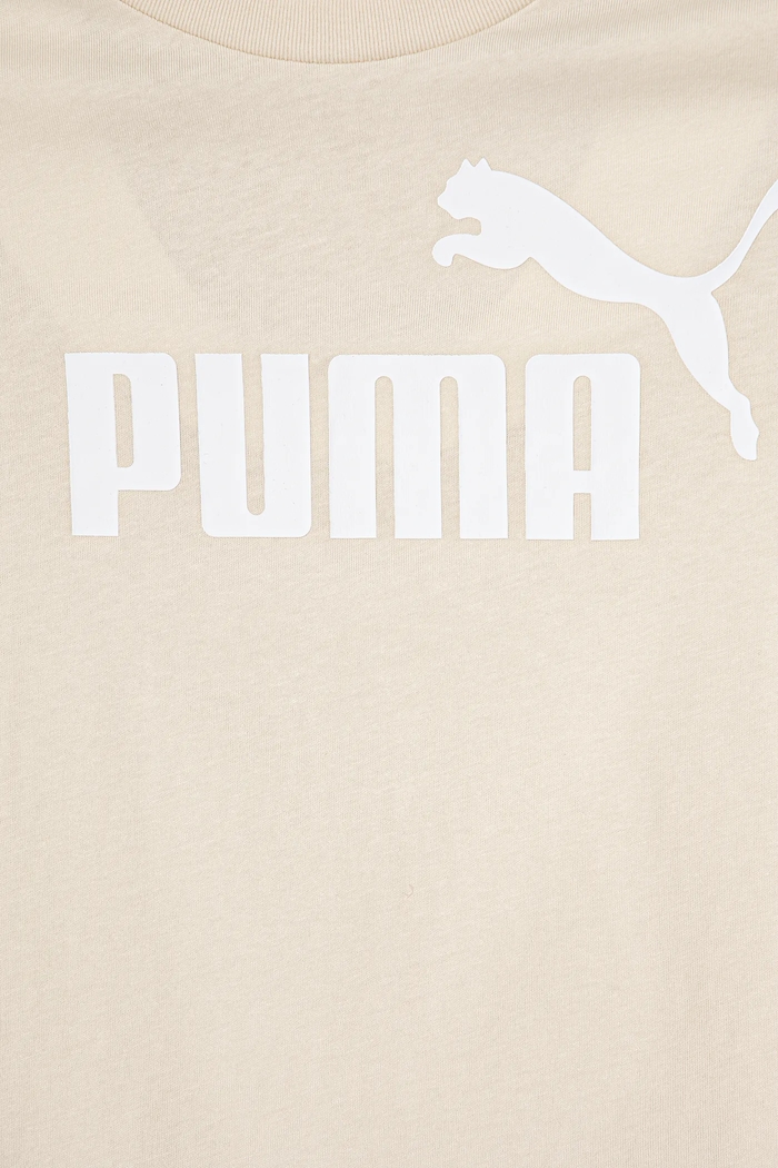 Dziewczynka Puma T-shirt dziecięcy ESS No. 1 Logo Tee 684892 beżowy