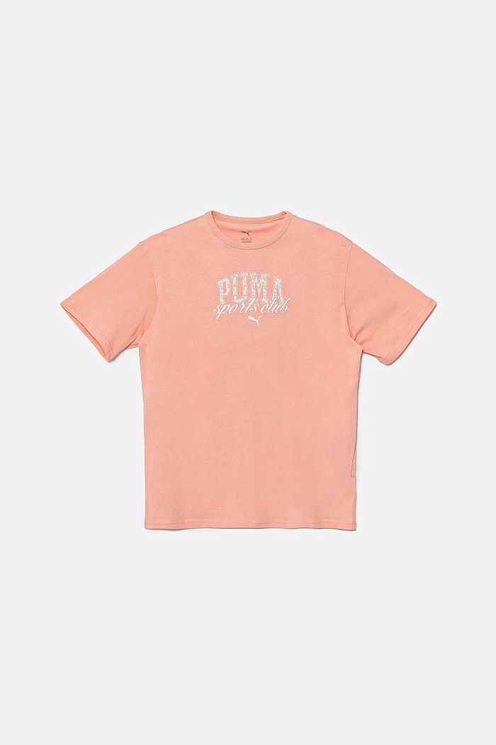 Detské bavlnené tričko Puma CLASS Tee II G bavlna oranžová 685828