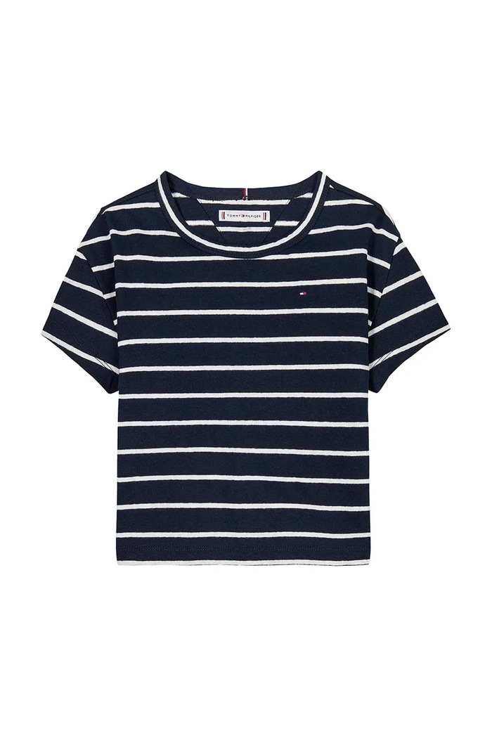 Tričko Tommy Hilfiger KG0KG08555.98.122.PPYA modrá SS25
