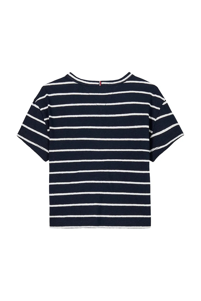 Dievča Tričko Tommy Hilfiger KG0KG08555.98.122.PPYA modrá