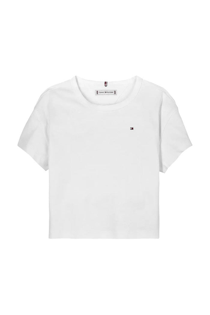 Tommy Hilfiger T-shirt KG0KG08555.128.176.PPYA biały SS25