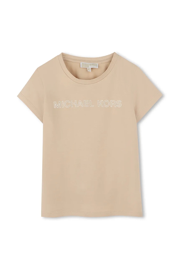 Dječja majica kratkih rukava Michael Kors print bež R30314.86.108