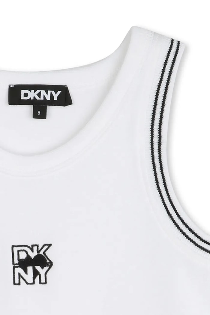 Момиче Детски топ Dkny D62263.114.150 бял