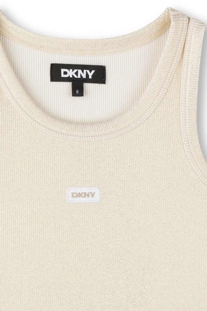 Κοριτσίστικα Παιδικό top Dkny D62286.114.150 χρυσαφί