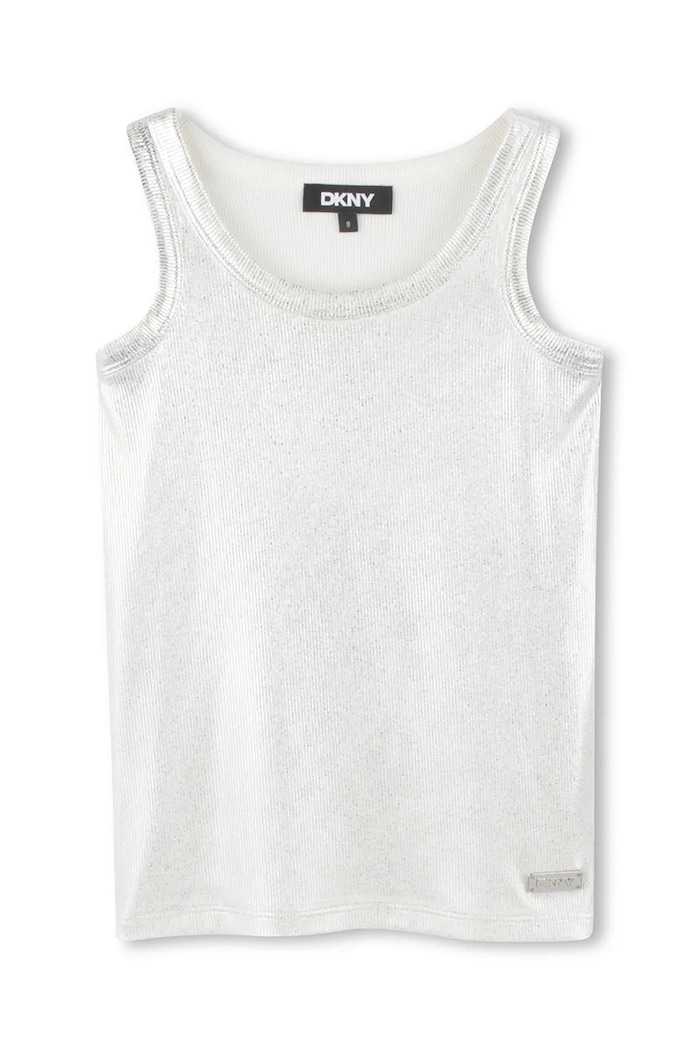Παιδικό top Dkny με ελαστάν γκρί D62287.114.150