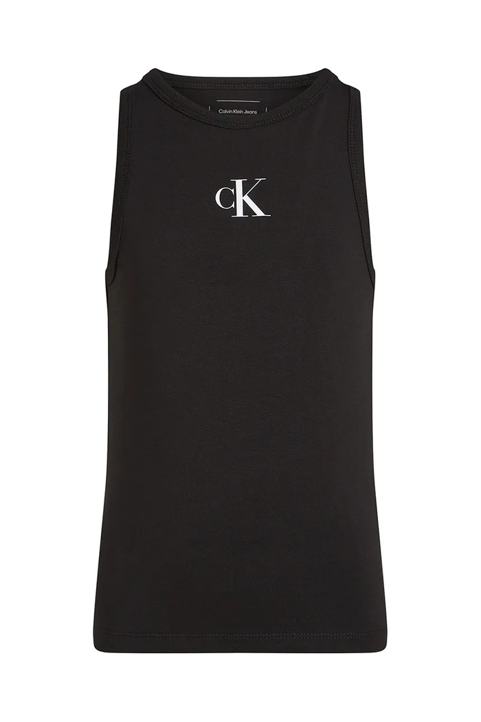 Calvin Klein Jeans top dziecięcy IG0IG02435.104.116.PPYA czarny SS25