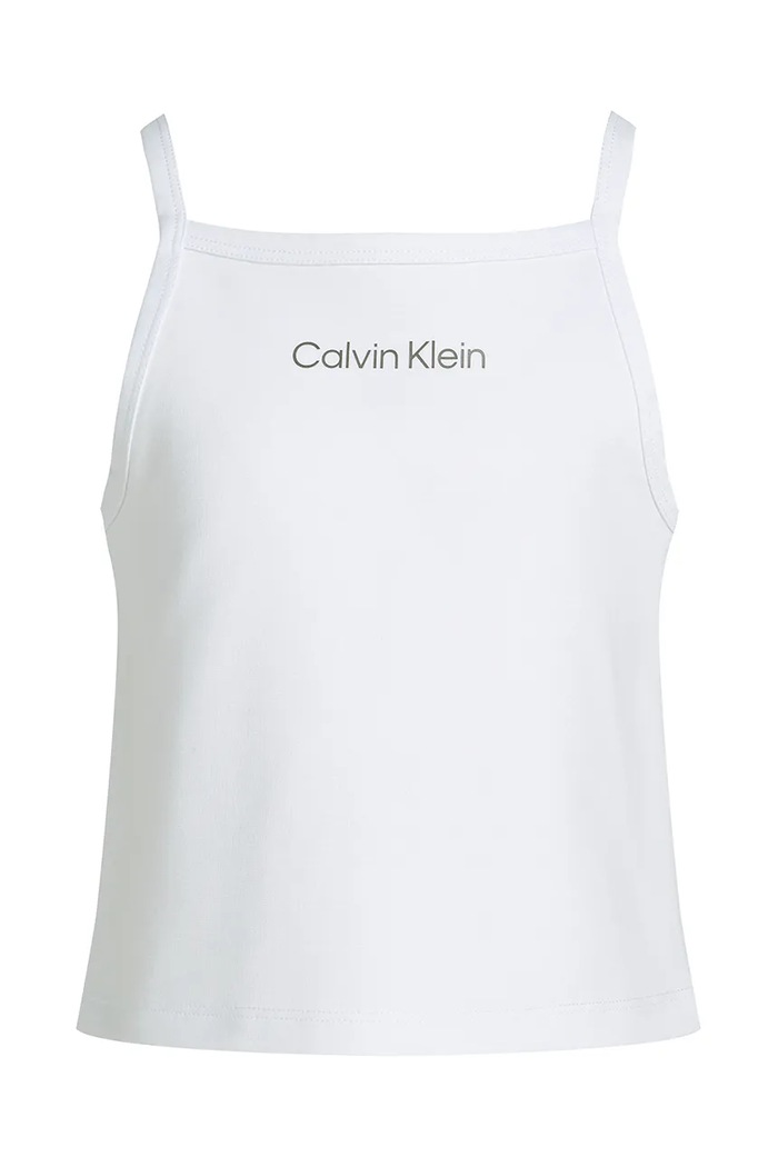 Detský bavlnený top Calvin Klein Jeans IG0IG02868.PPYA biela SS25