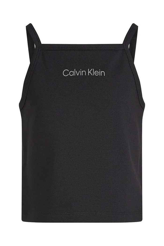 Детски памучен топ Calvin Klein Jeans IG0IG02868.PPYA черен SS25