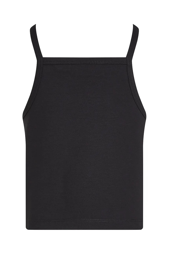 Момиче Детски памучен топ Calvin Klein Jeans IG0IG02868.PPYA черен