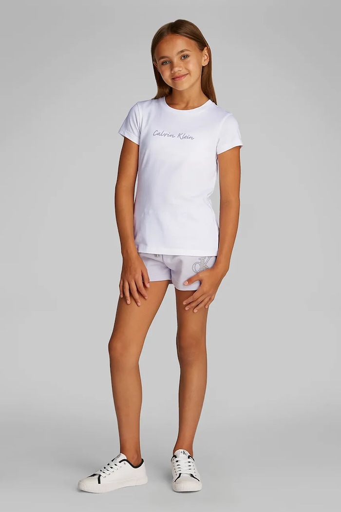 Calvin Klein Jeans t-shirt bawełniany dziecięcy nadruk biały IG0IG02857.104.116.PPYA