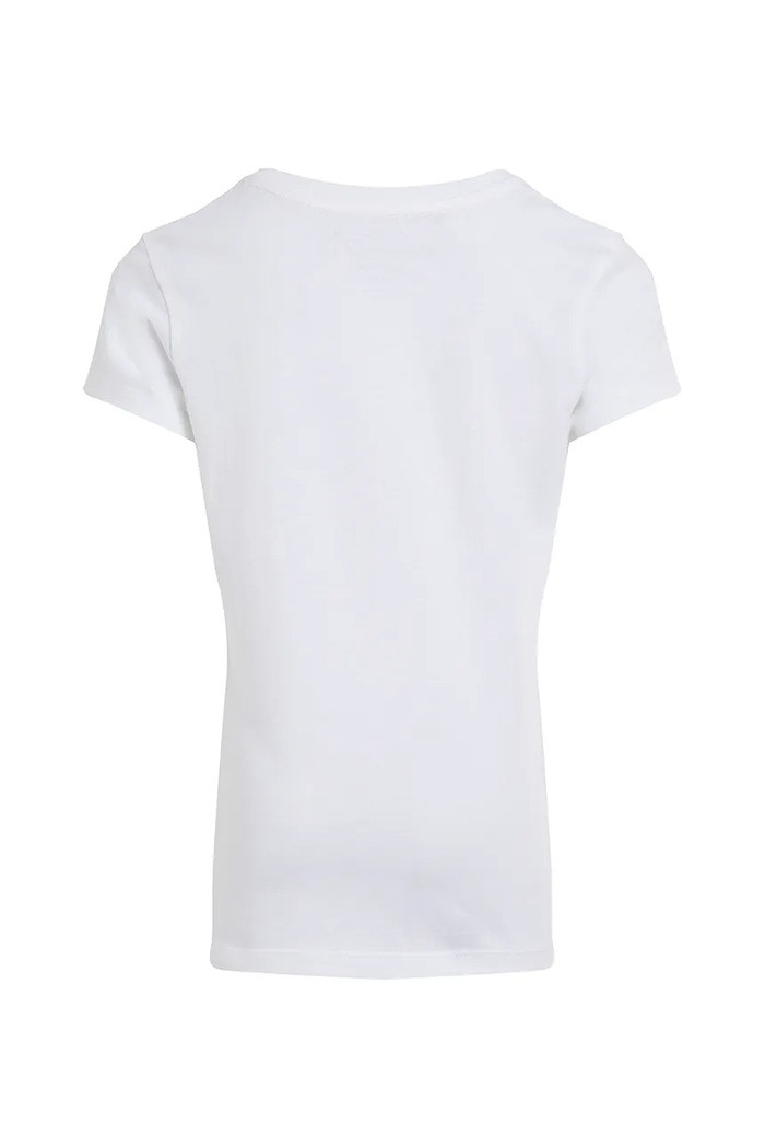 Dziewczynka Calvin Klein Jeans t-shirt bawełniany dziecięcy IG0IG02857.104.116.PPYA biały