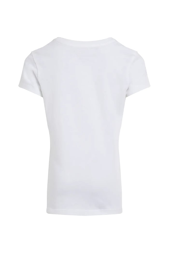 Dziewczynka Calvin Klein Jeans t-shirt bawełniany dziecięcy IG0IG02857.104.116.PPYA biały