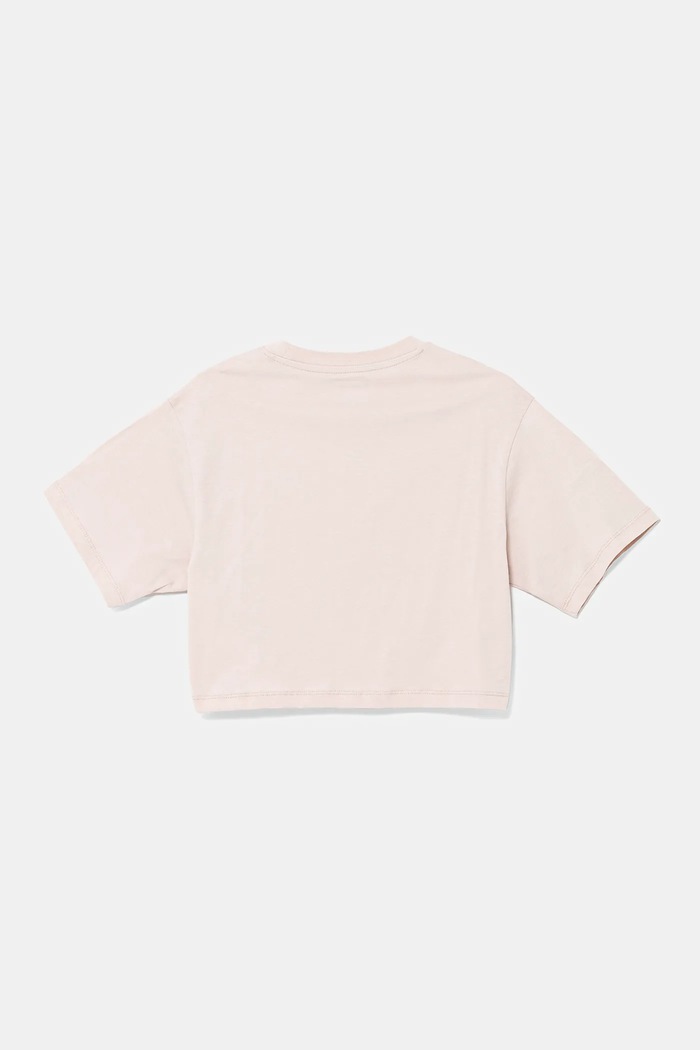 Vans t-shirt bawełniany dziecięcy SALTON RELAX CROP VN000P5RO3N1 różowy SS25