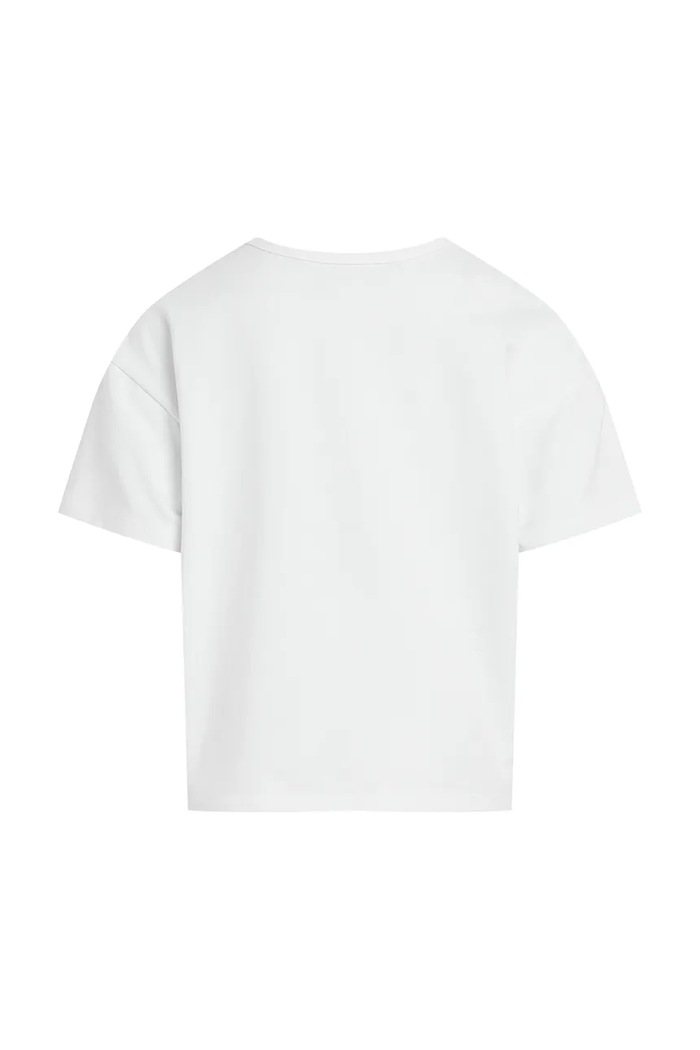 DÍVKA Dětské tričko Calvin Klein Jeans IG0IG02863.128.176.PPYA bílá