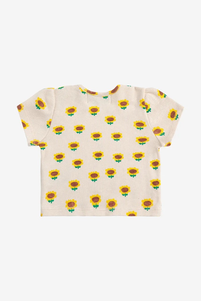 Κοριτσίστικα Παιδικό μπλουζάκι Bobo Choses Sunflower 125AB109 μπεζ