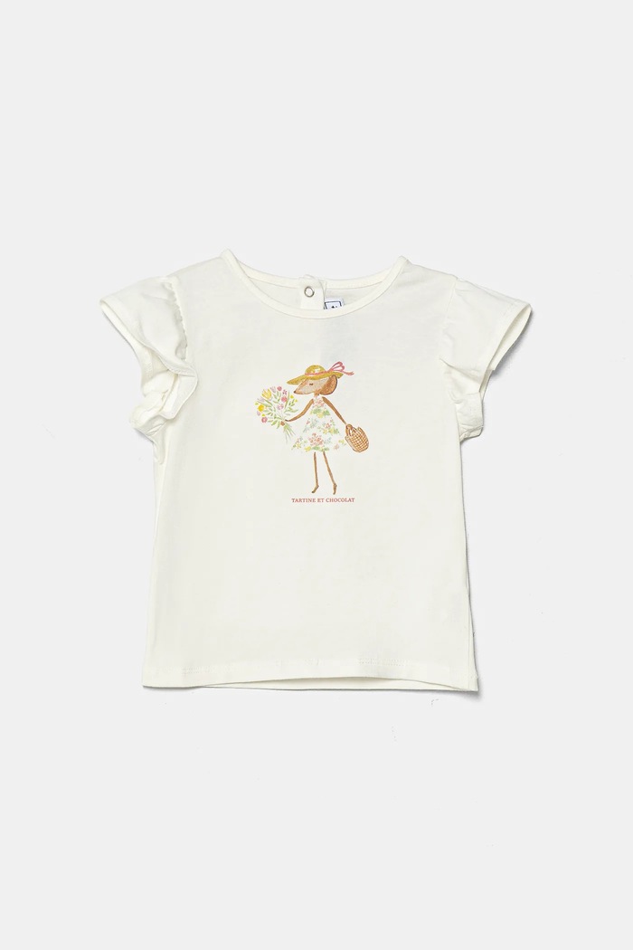 Tartine et Chocolat tricou bebe CA10011.60.74 bej SS25