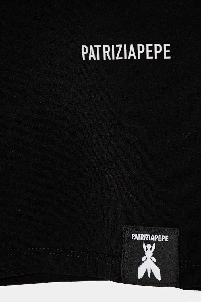 DÍVKA Dětské tričko Patrizia Pepe K103 7M0908 černá