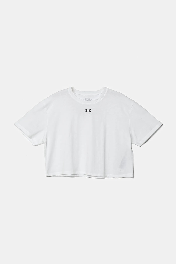 Under Armour Tricou copii Rival SS alb 1389755