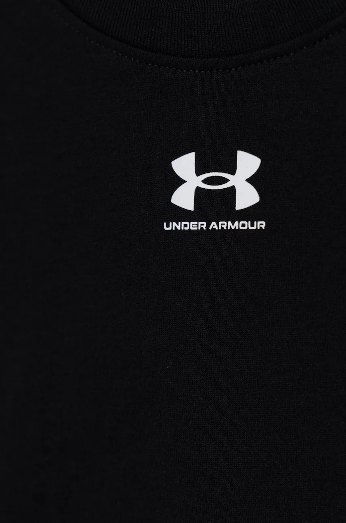 Dziewczynka Under Armour T-shirt dziecięcy Rival SS 1389755 czarny