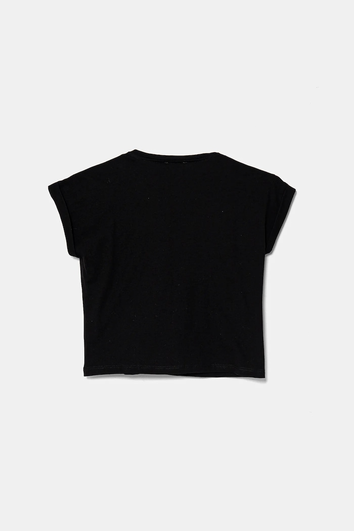 United Colors of Benetton t-shirt bawełniany dziecięcy 3I1XC10NZ.G.Seasonal czarny SS25