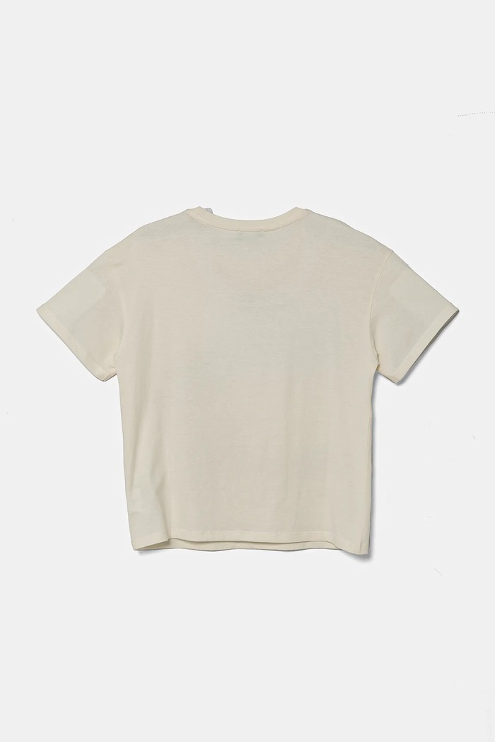 United Colors of Benetton tricou de bumbac pentru copii 3I1XC10NY.G.Seasonal bej SS25