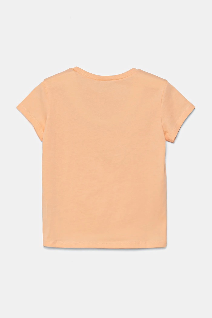 United Colors of Benetton t-shirt bawełniany dziecięcy 3I1XG10J1.P.Seasonal pomarańczowy SS25