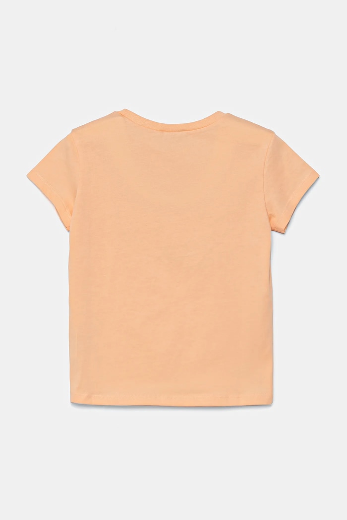 United Colors of Benetton t-shirt bawełniany dziecięcy 3I1XG10J1.P.Seasonal pomarańczowy SS25