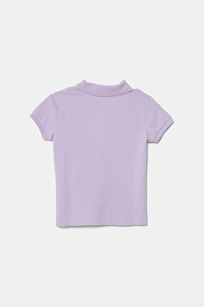 United Colors of Benetton polo dziecięce 3WG9G300A.P.Season.PPYA fioletowy SS25