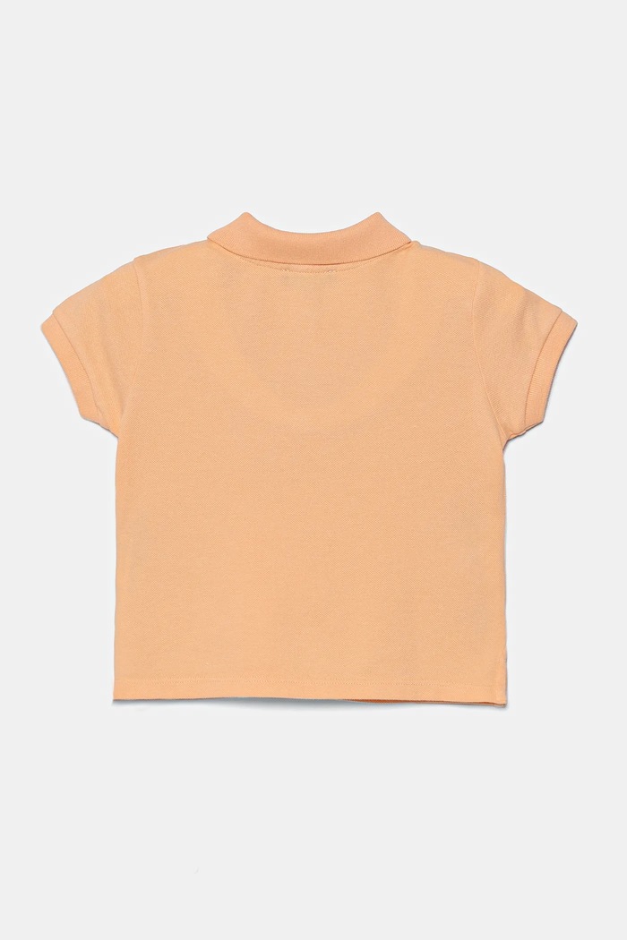 Dětské polo tričko United Colors of Benetton 3WG9G300A.P.Season.PPYA oranžová SS25