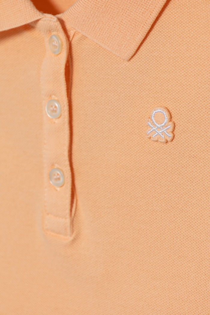 DÍVKA Dětské polo tričko United Colors of Benetton 3WG9G300A.P.Season.PPYA oranžová