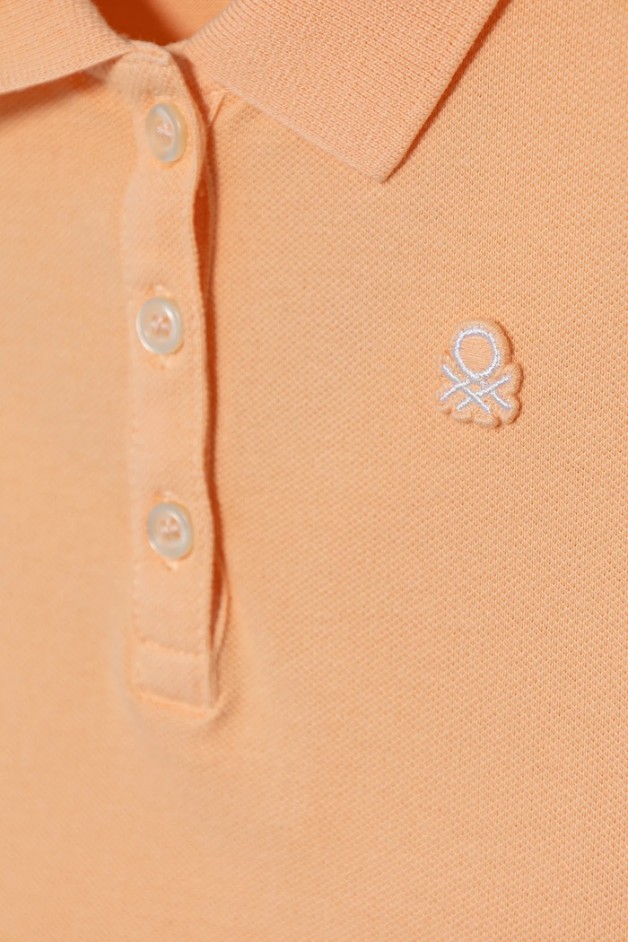 DÍVKA Dětské polo tričko United Colors of Benetton 3WG9G300A.P.Season.PPYA oranžová