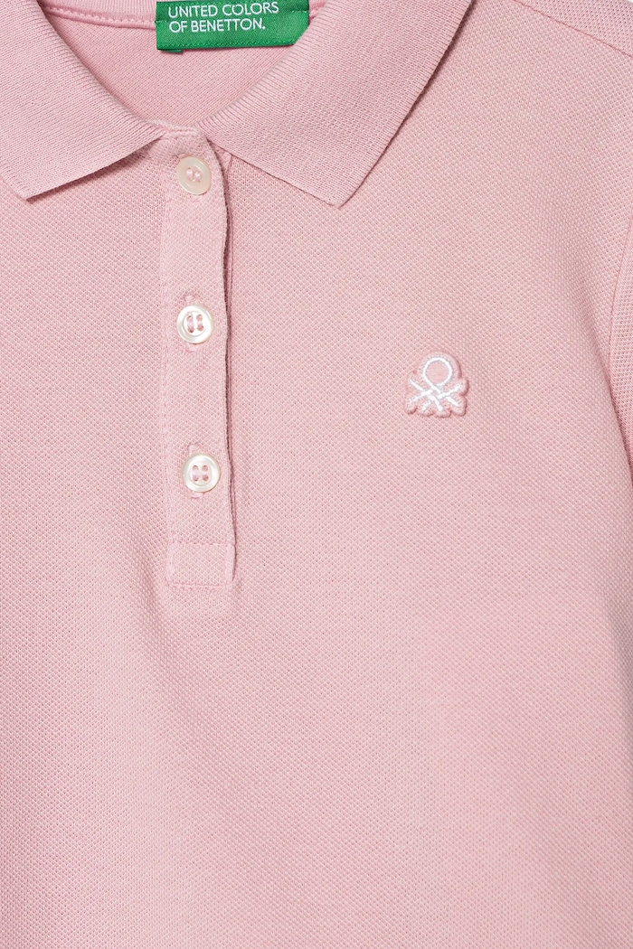 DÍVKA Dětské polo tričko United Colors of Benetton 3WG9G300A.P.Season.PPYA růžová