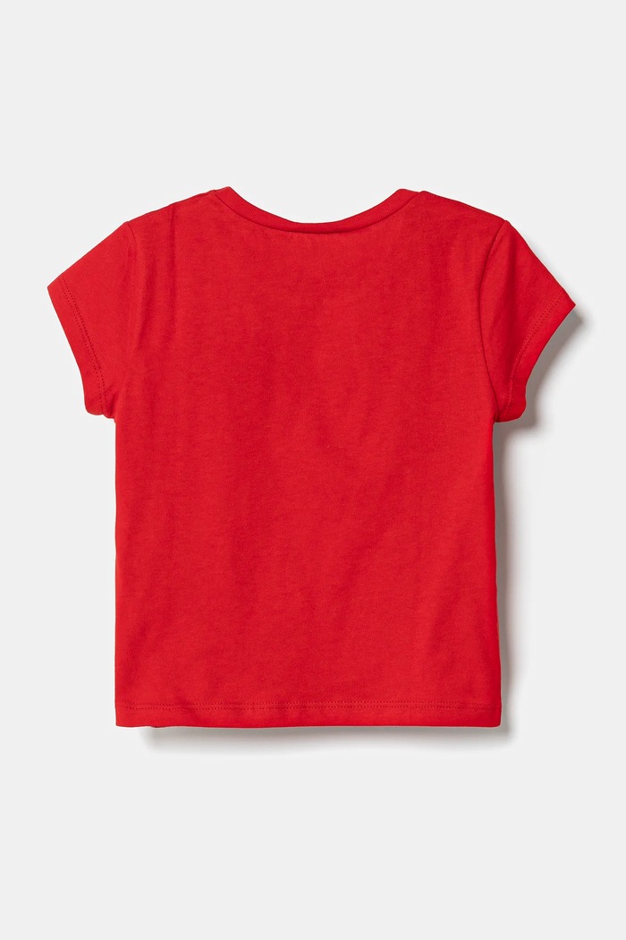United Colors of Benetton t-shirt bawełniany dziecięcy 3I1XG10J2.P.Seasonal czerwony SS25