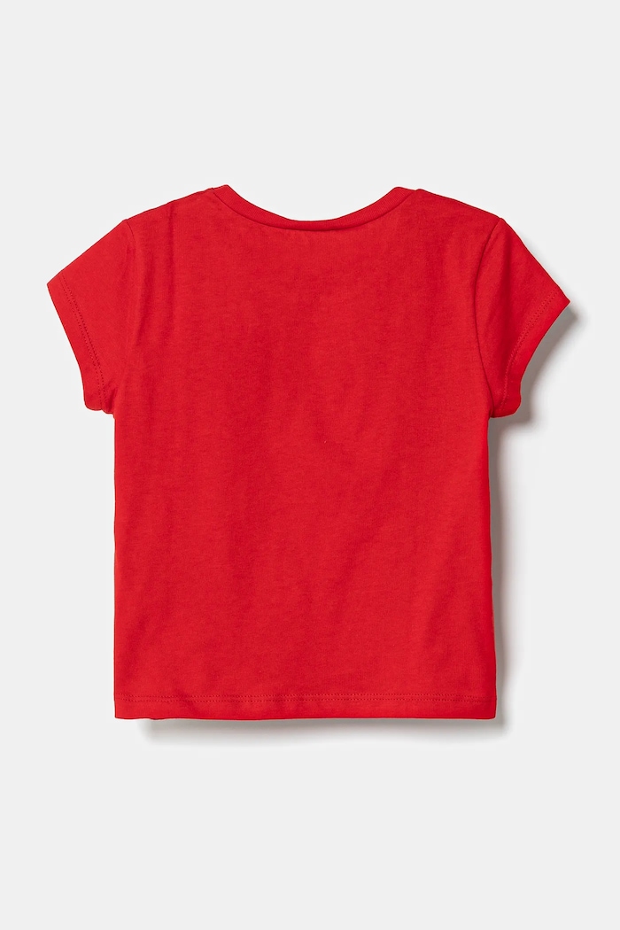 United Colors of Benetton t-shirt bawełniany dziecięcy 3I1XG10J2.P.Seasonal czerwony SS25