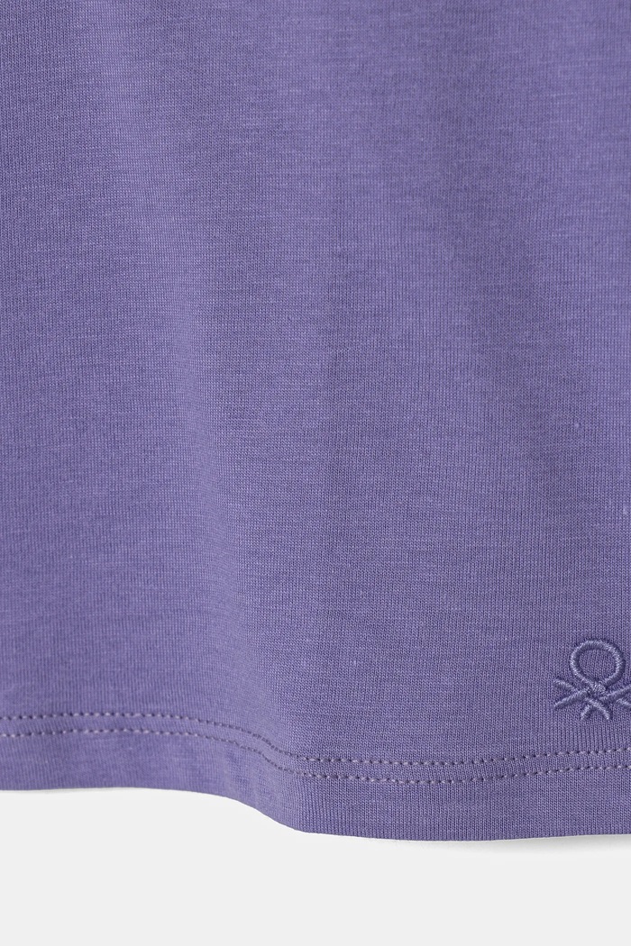 Dziewczynka United Colors of Benetton t-shirt bawełniany dziecięcy 3I1XC109V.G.Season.PPYA fioletowy