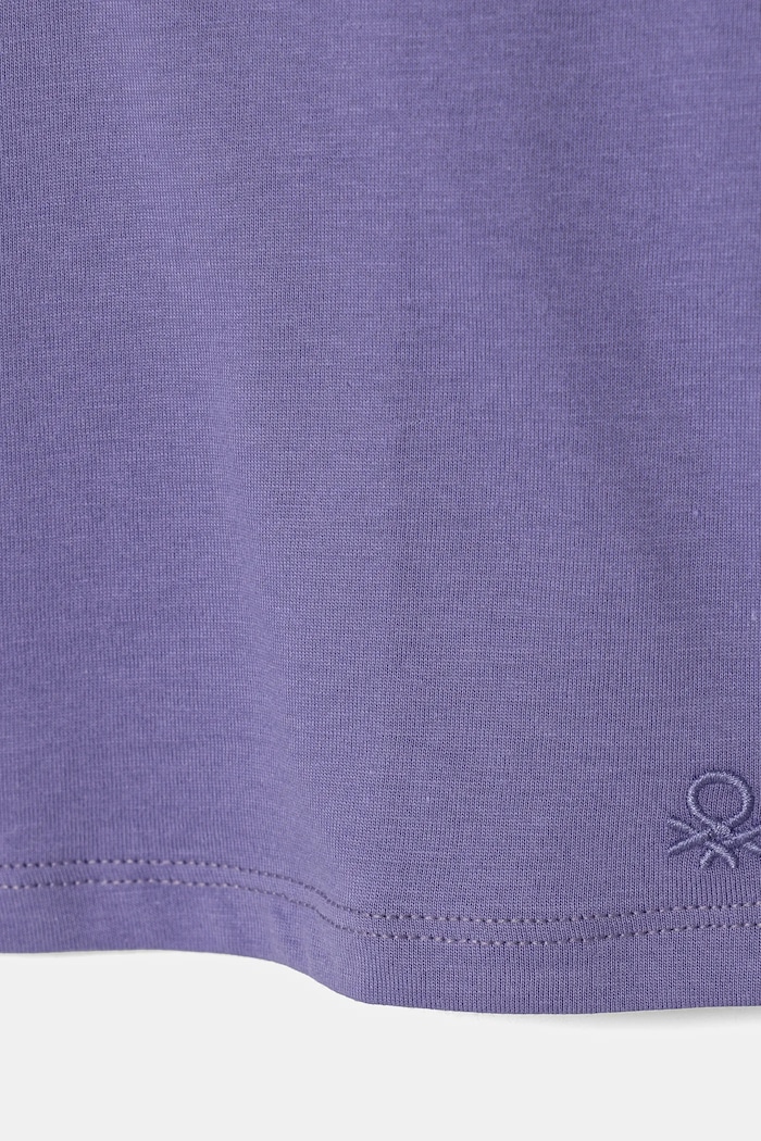 Dziewczynka United Colors of Benetton t-shirt bawełniany dziecięcy 3I1XC109V.G.Season.PPYA fioletowy