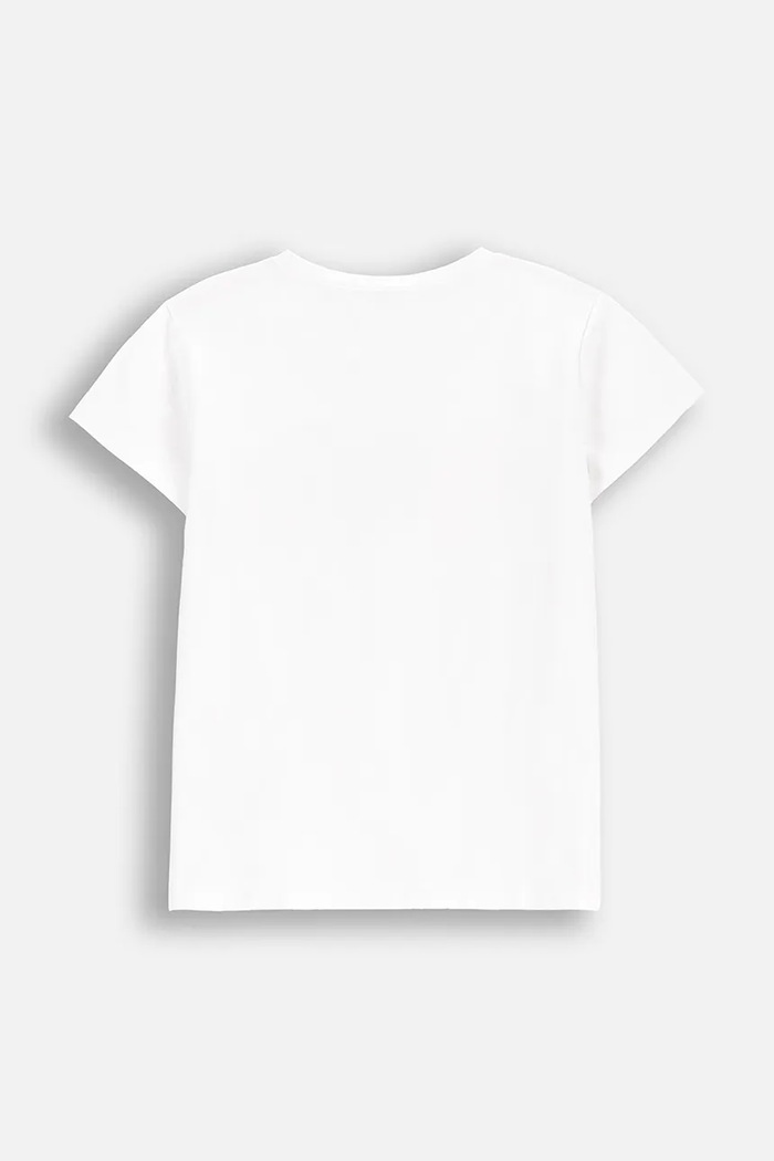 Coccodrillo t-shirt dziecięcy WC5143225VGB biały SS25
