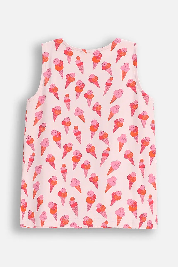 Coccodrillo t-shirt dziecięcy WC5143301HGK różowy SS25