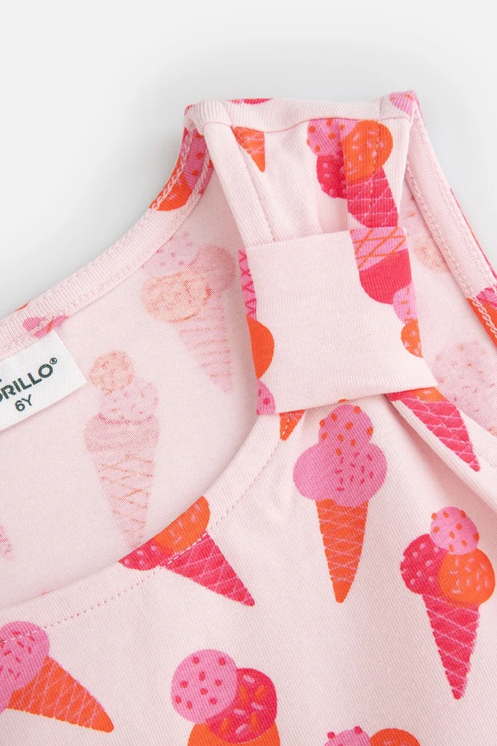 Dziewczynka Coccodrillo t-shirt dziecięcy WC5143301HGK różowy