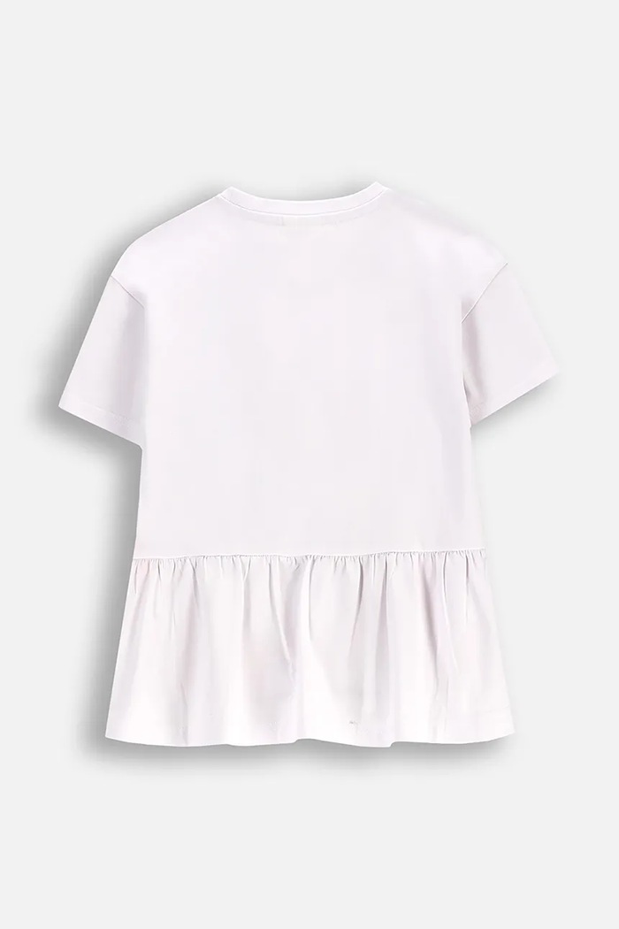 Coccodrillo T-shirt dziecięcy WC5143209LGD biały SS25