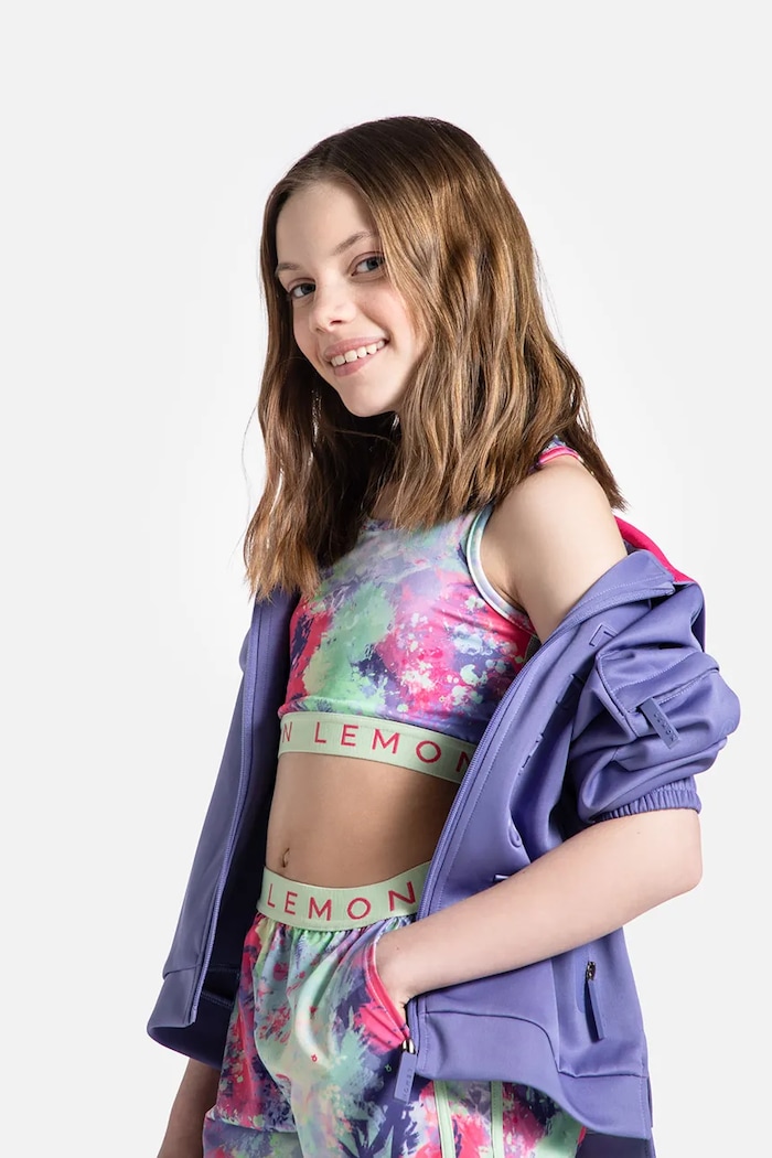 Lemon Explore top sportowy dziecięcy wzorzyste multicolor WL5143401ACG