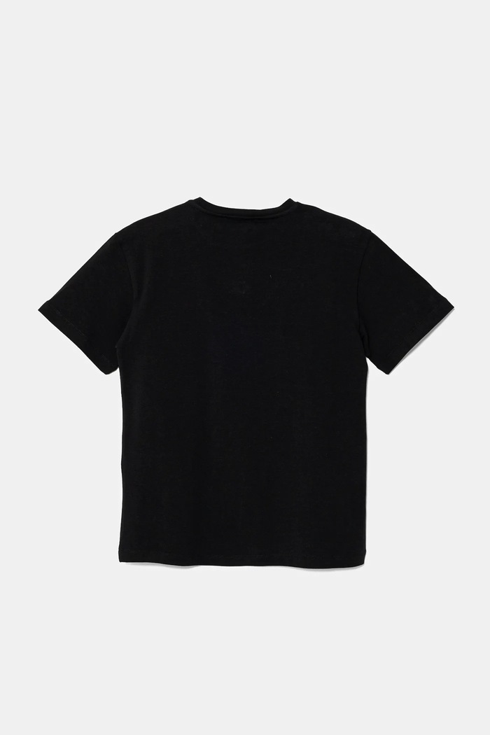Elisabetta Franchi maglietta per bambini EFTS235.0.JE006.140.158 nero SS25