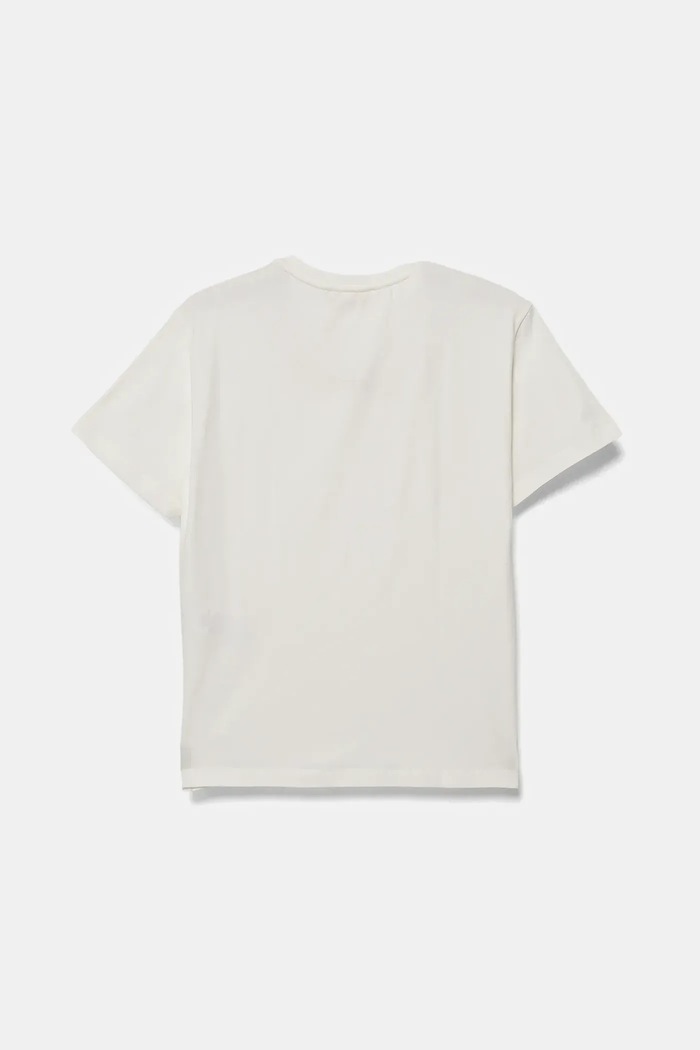 Elisabetta Franchi t-shirt dziecięcy EFTS237.0.JE006 biały SS25