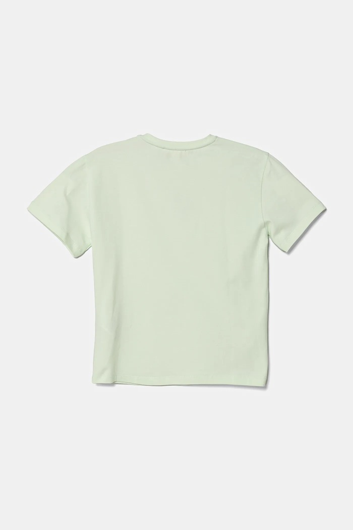 Dětské tričko Elisabetta Franchi EFTS237.0.JE006 zelená SS25